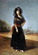 Francisco de Goya Portrait of the Duchess of Alba. Alternately known as The Black Duchess oil on canvas